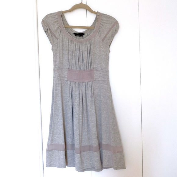 BCBG MAXAZRIA Light Gray / One Piece Summer Dress - Picture 1 of 8